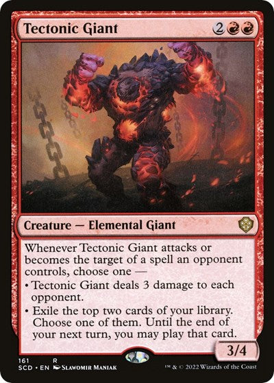 Tectonic Giant (Commander 2022 Starter Decks) Near Mint