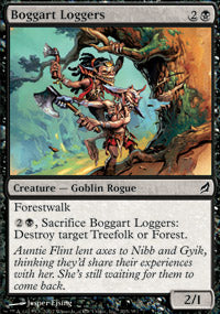 Boggart Loggers (Lorwyn) Medium Play Foil