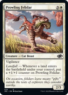 Prowling Felidar (Jumpstart 2022) Light Play