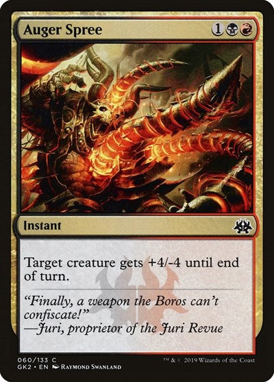 Auger Spree (Ravnica Allegiance: Guild Kits) Light Play