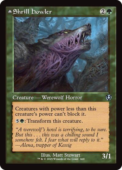 Shrill Howler (Retro Frame) (Innistrad Remastered) Light Play