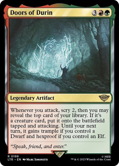 Doors of Durin (Universes Beyond: The Lord of the Rings: Tales of Middle-earth) Medium Play Foil