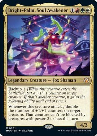Bright-Palm, Soul Awakener (Commander: March of the Machine) Near Mint Foil
