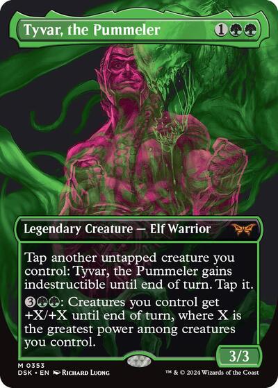 Tyvar, the Pummeler (Showcase) (Duskmourn: House of Horror) Medium Play Foil