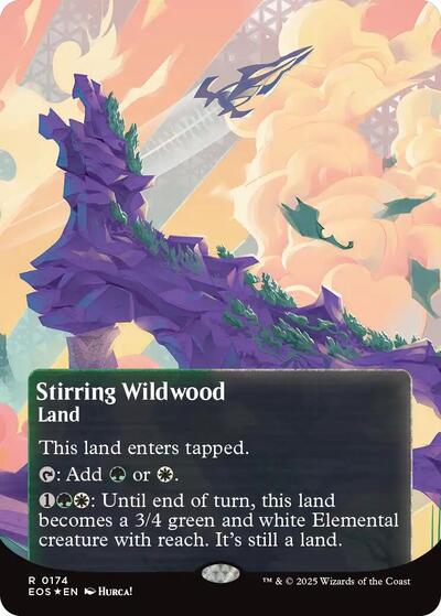 Stirring Wildwood 0174 Borderless Galaxy Foil|1|0|0.00
