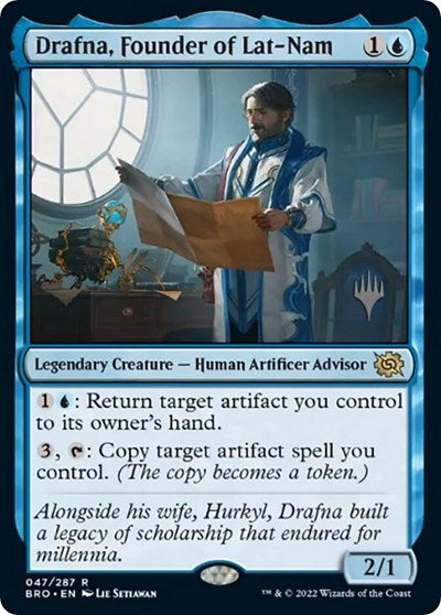 Drafna, Founder of Lat-Nam (Promo Pack: The Brothers War) Near Mint Foil