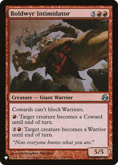Boldwyr Intimidator (The List) Light Play