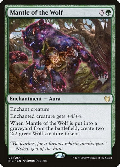Mantle of the Wolf (Promo Pack: Theros Beyond Death) Light Play Foil