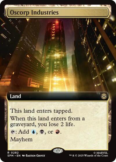 Oscorp Industries (Extended Art) (Marvel's Spider-Man) Light Play Foil