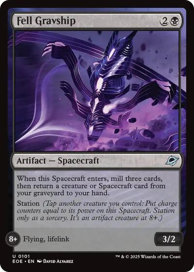Fell Gravship (Edge of Eternities) Near Mint Foil