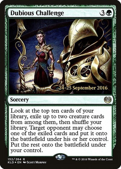 Dubious Challenge (Promos: Prerelease Cards) Light Play Foil