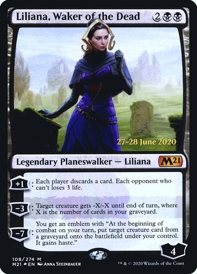 Liliana, Waker of the Dead (Promos: Prerelease Cards) Near Mint Foil