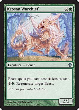 Krosan Warchief (Commander 2013 Edition) Medium Play