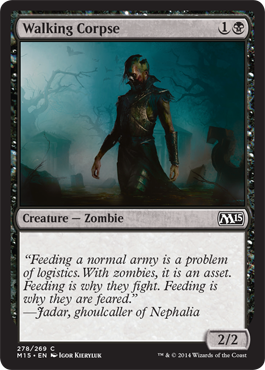 Walking Corpse (Magic 2015 Core Set) Medium Play