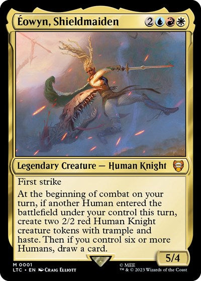 Eowyn, Shieldmaiden (Commander: The Lord of the Rings: Tales of Middle-earth) Light Play Foil