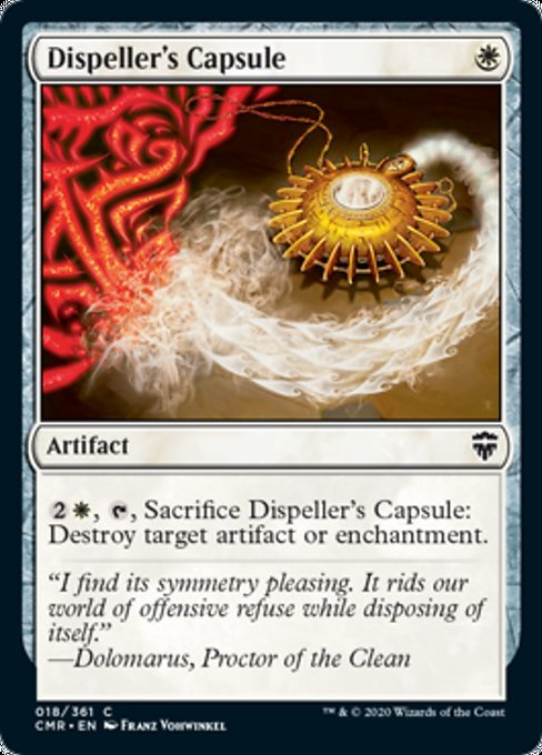 Dispeller's Capsule (Commander Legends) Light Play Foil