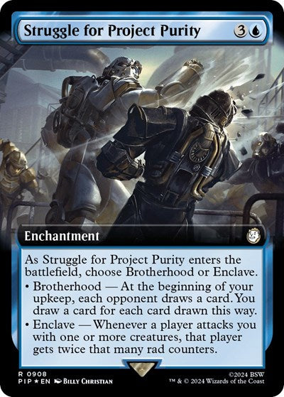 Struggle for Project Purity (Extended Art) (Surge Foil) (Universes Beyond: Fallout) Near Mint Foil