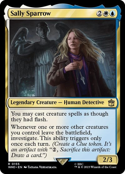 Sally Sparrow (Universes Beyond: Doctor Who) Near Mint Foil