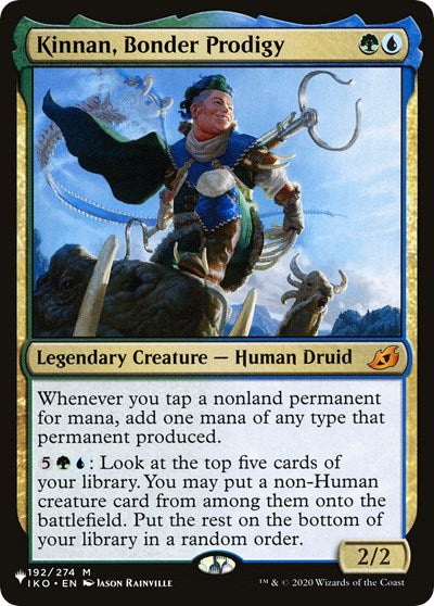 Kinnan, Bonder Prodigy (Secret Lair Commander: From Cute to Brute) Light Play