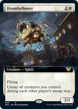 Drumbellower (Extended Art) (Commander: Kamigawa: Neon Dynasty) Heavy Play