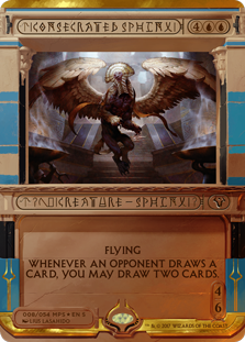 Consecrated Sphinx (Amonkhet Invocations) Light Play Foil