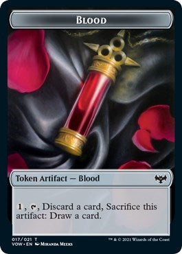 Blood / Vampire (016) Double-sided Token (Innistrad: Crimson Vow) Light Play Foil