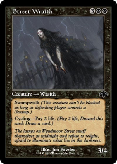 Street Wraith (Retro Frame) (Dominaria Remastered) Medium Play