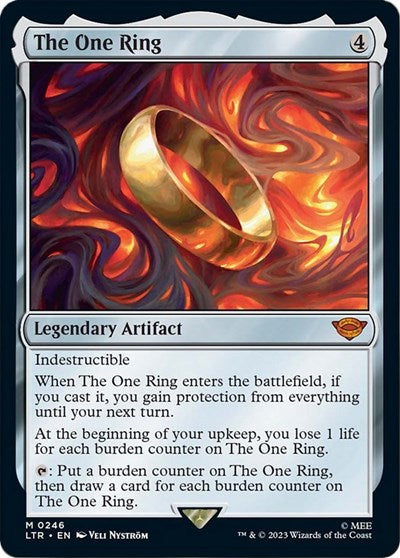 The One Ring (Universes Beyond: The Lord of the Rings: Tales of Middle-earth) Light Play Foil