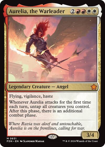 Aurelia, the Warleader (Foundations) Light Play
