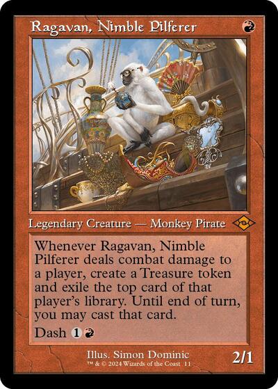 Ragavan, Nimble Pilferer (Retro Frame) (Modern Horizons 2) Near Mint