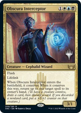 Obscura Interceptor (Promo Pack: Streets of New Capenna) Near Mint