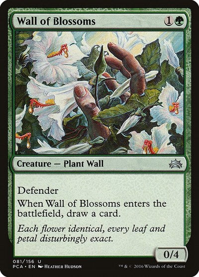 Wall of Blossoms (Planechase Anthology) Light Play
