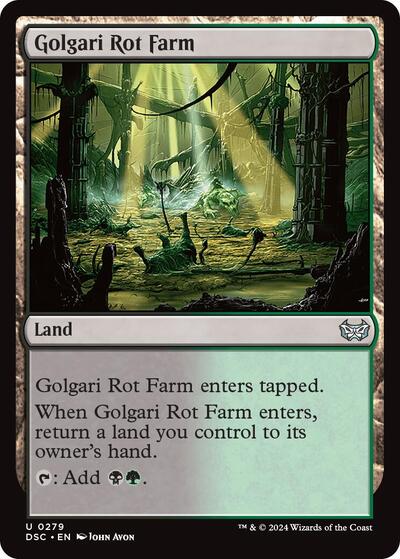 Golgari Rot Farm (Commander: Duskmourn: House of Horror) Near Mint