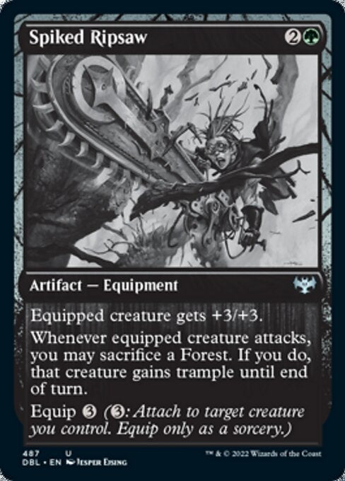 Spiked Ripsaw (Innistrad: Double Feature) Light Play