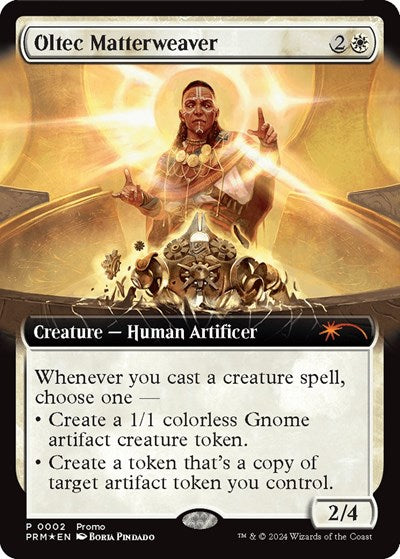 Oltec Matterweaver (Extended Art) (Launch Party & Release Event Promos) Light Play Foil