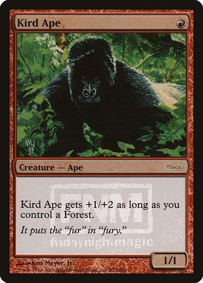 Kird Ape (Promos: FNM) Heavy Play Foil