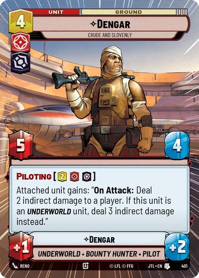 Dengar Crude and Slovenly (Hyperspace) (Jump to Lightspeed) Near Mint