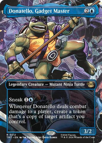 Donatello, Gadget Master (Borderless) (Teenage Mutant Ninja Turtles) Near Mint Foil