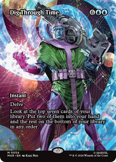 Dig Through Time (Borderless) (Marvel Eternal-Legal) Near Mint Foil