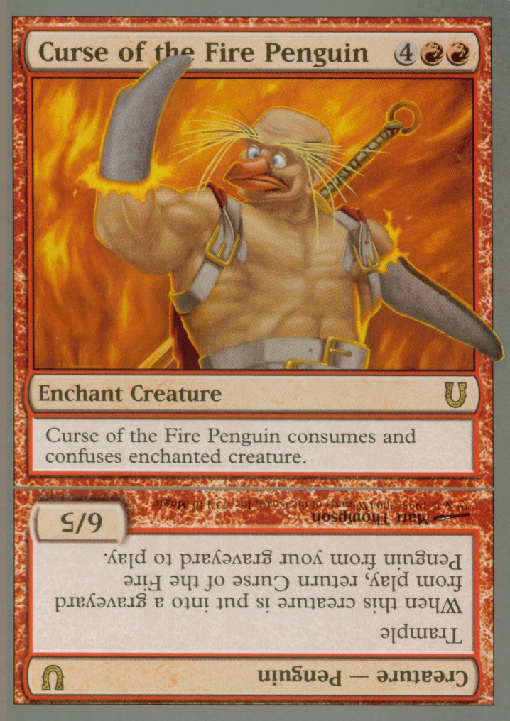 Curse of the Fire Penguin (Unhinged) Heavy Play