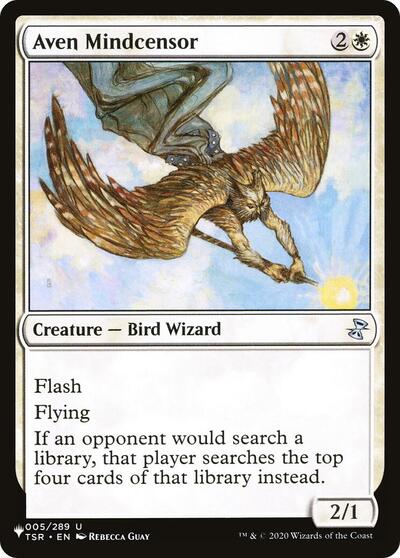 Aven Mindcensor (The List) Light Play