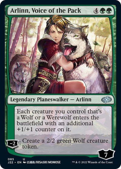 Arlinn, Voice of the Pack (Jumpstart 2022) Light Play