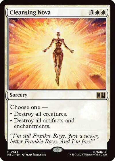 Cleansing Nova (Commander: Marvel Super Heroes) Near Mint