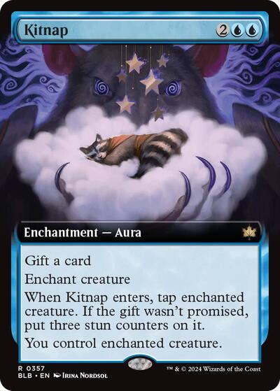 Kitnap (Extended Art) (Bloomburrow) Near Mint Foil