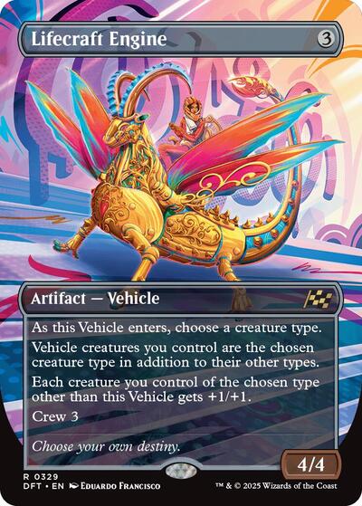 Lifecraft Engine (Borderless) (Aetherdrift) Light Play Foil