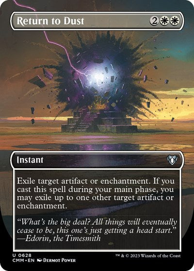 Return to Dust (Borderless) (Commander Masters) Near Mint Foil