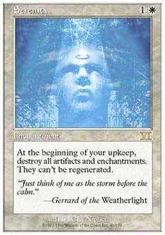 Serenity (Classic 6th Edition) Light Play