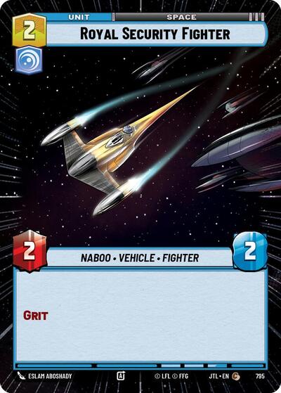Royal Security Fighter (Hyperspace Foil) (Jump to Lightspeed) Near Mint Foil