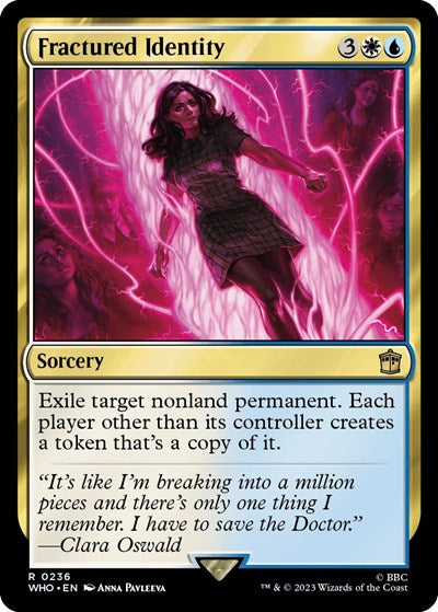 Fractured Identity (Universes Beyond: Doctor Who) Light Play Foil