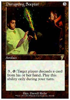 Disrupting Scepter (7th Edition) Light Play Foil